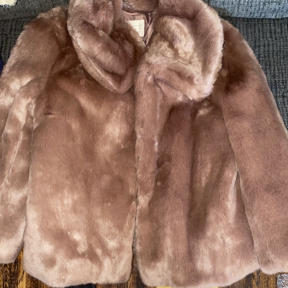 Pink Mauve Fur Coat